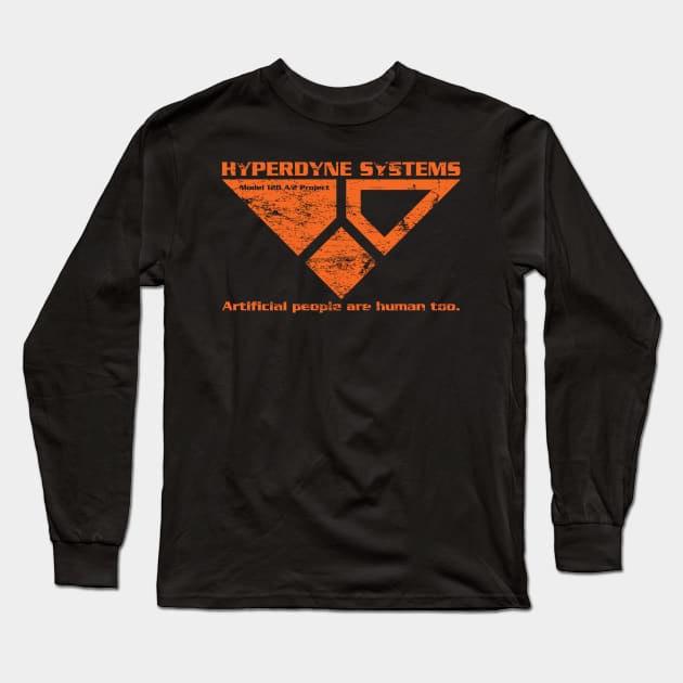 Hyperdyne Systems Long Sleeve T-Shirt by synaptyx